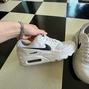 Nike Air Max Women's White and Black Sneakers